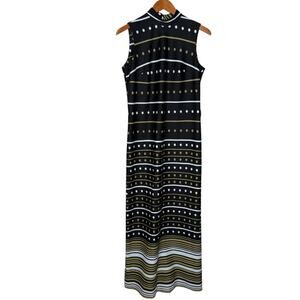 Vintage Union Made Dress Trends By Jerrie Lurie Size 12 Polka Dot Striped GoGo